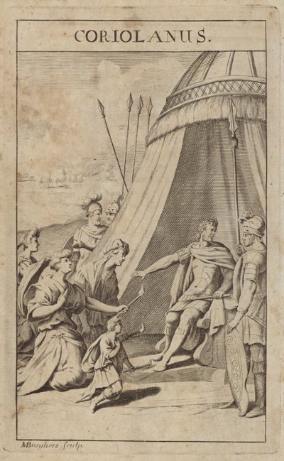 Gaius Marcius Coriolanus, Romeins generaal door Michael Burghers