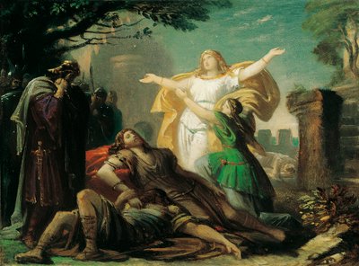 Decorontwerp voor Tristan en Isolde door Richard Wagner door Michael Echter