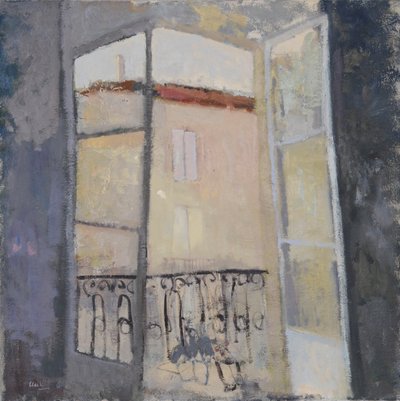 Koningsstraat 40, 2015 (olieverf op linnen) door Michael G. Clark