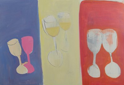 Herinneringen aan Frankrijk, 2016 (gemengde techniek) door Michael G. Clark