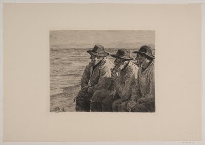Deens: Drie vissers door Michael Peter Ancher