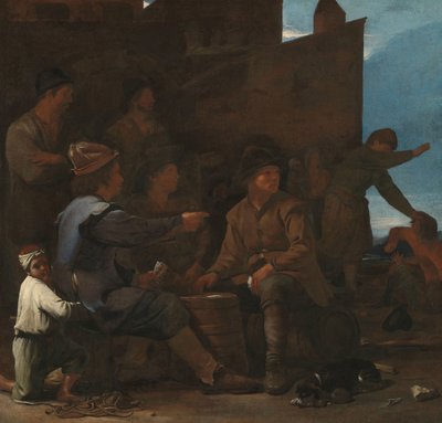 De kaartspelers door Michael Sweerts