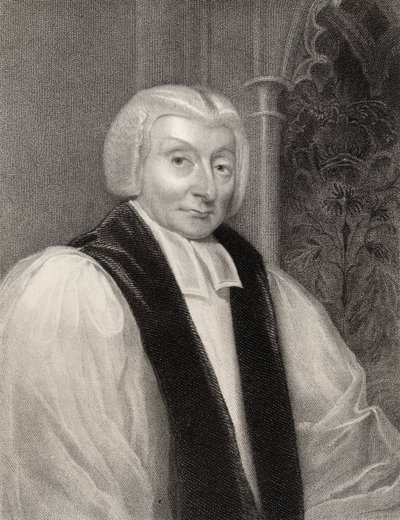 Henry Bathurst, bisschop van Norwich, gegraveerd door T.A. Dean, uit 