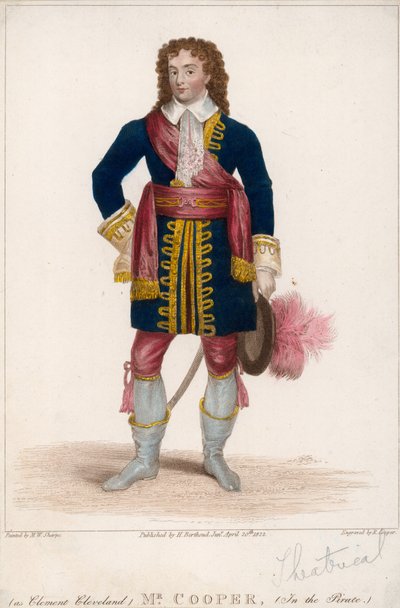Mr Cooper, als Clement Cleveland in De Piraat door Michael William Sharp