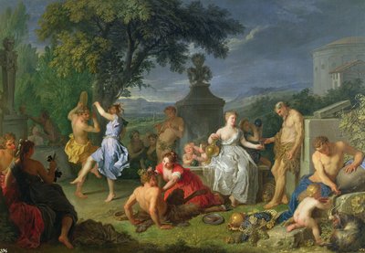Bacchanaal, 1719 door Michel Ange Houasse