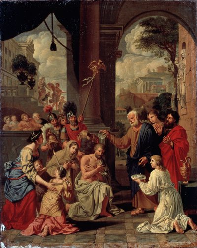 De doop van St. Cornelius de Centurion, 17e eeuw door Michel Corneille the Elder