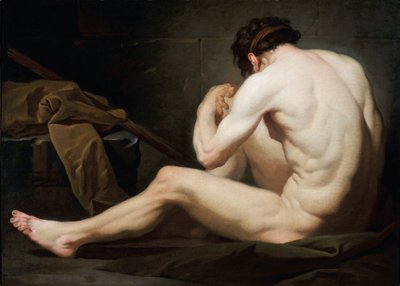 Mannenacademie door Michel Francois Dandre Bardon