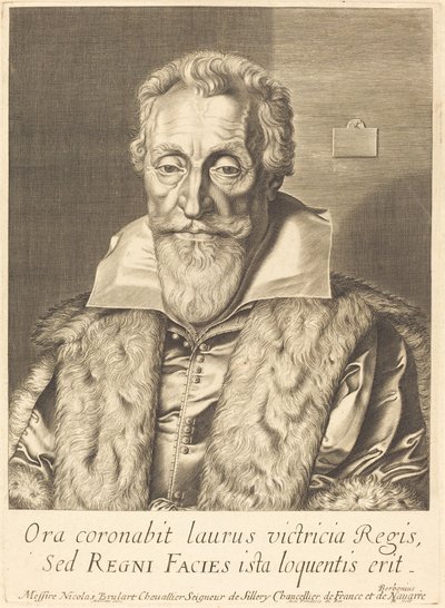 Nicolas Brulart door Michel Lasne