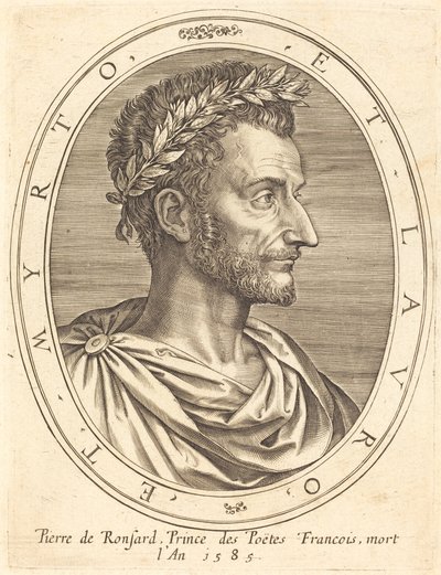 Pierre de Ronsard door Michel Lasne