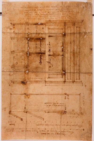 Kasttekening door Michelangelo (after) Buonarroti
