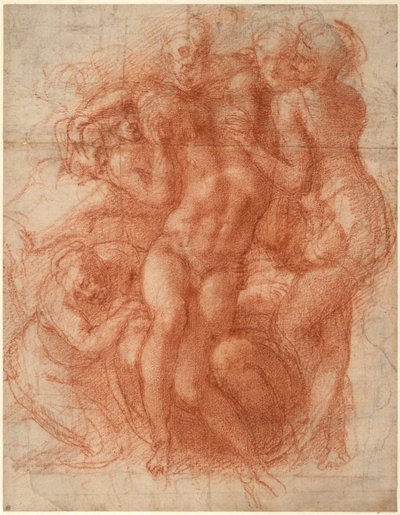 Bewening (recto), ca. 1530 door Michelangelo