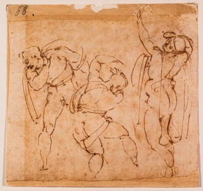 Figurenstudie voor een 