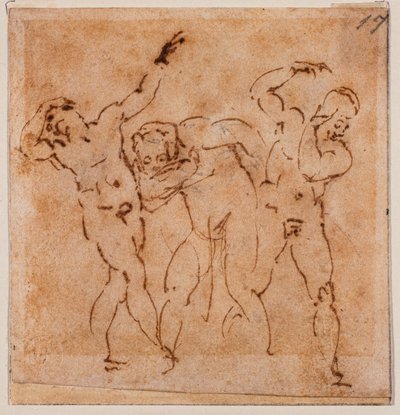 Figurenstudie voor een 