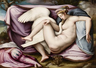 Leda en de zwaan door Michelangelo Buonarroti