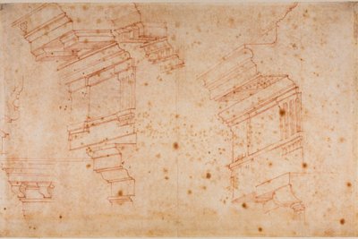 Studies van Romeinse monumenten door Michelangelo Buonarroti