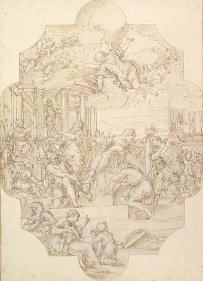Het Martelaarschap van Sint Anastasia door Michelangelo Cerruti