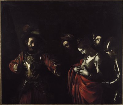 Het Martelaarschap van St. Ursula door Michelangelo Merisi da Caravaggio