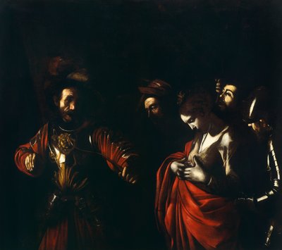 Het martelaarschap van St. Ursula door Michelangelo Merisi da Caravaggio