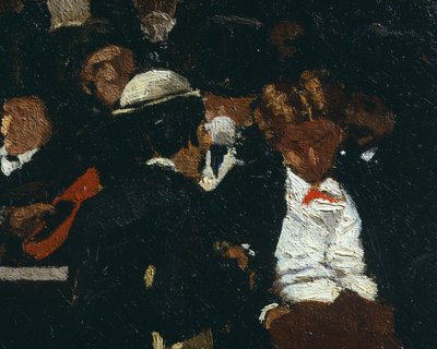 Piazza San Marco, detail, 1869 door Michele Cammarano
