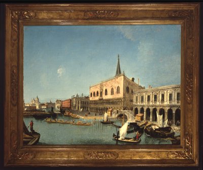 Dogenpaleis, Venetië (olieverf op doek) door Michele Marieschi