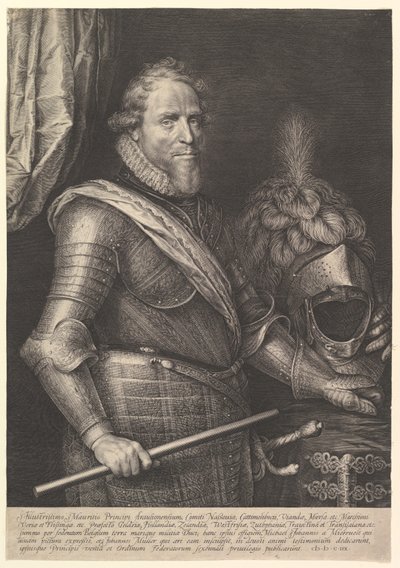 Prins Maurits van Oranje, 1608 door Michiel Jansz van Miereveld