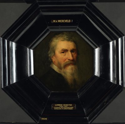 Portret van Lubbert Gerritsz, ca.1607 (olieverf op paneel) door Michiel Jansz. van Mierevelt