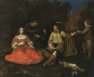 Elegant jachtbedrijf uitrusten door Michiel Sweerts