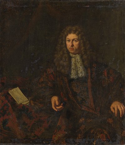 Portret van Nicolaes Witsen (1641-1717) door Michiel van Musscher (signed by artist)