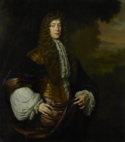 Portret van Hendrick Bicker (1649 - 1718), burgemeester van Amsterdam door Michiel van Musscher