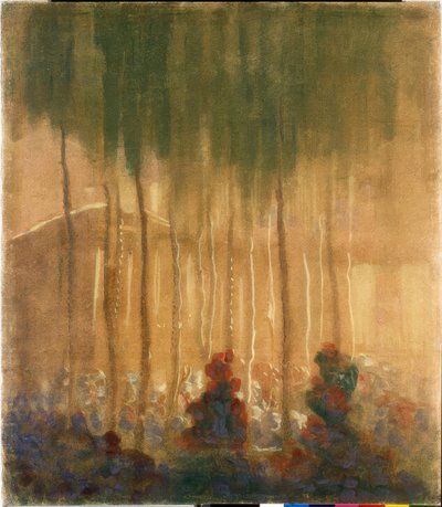 Zomer (III) door Mikalojus Konstantinas Čiurlionis