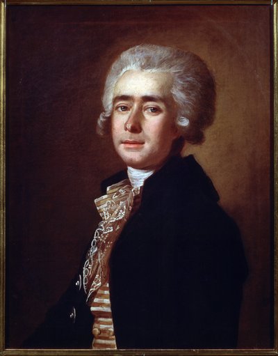 Portret van de componist Dmitry Bortniansky door Mikhail Ivanovich Belsky