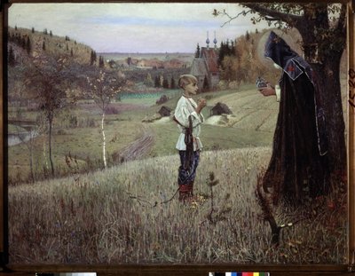 De visie van de jonge Bartolomeüs door Mikhail Vasilievich Nesterov