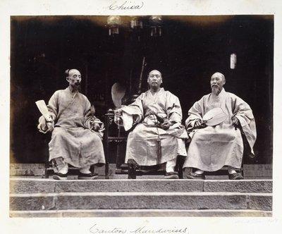 Canton Mandarins, circa 1860s door Milton M. Miller