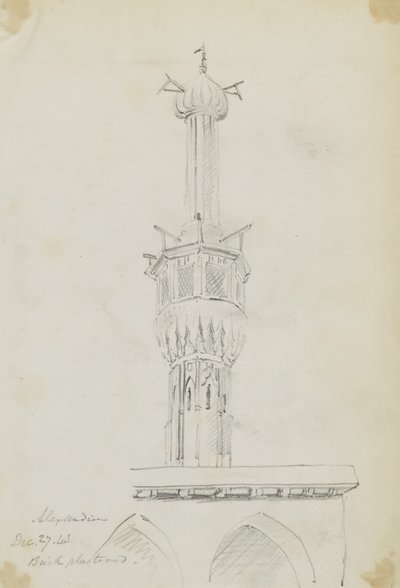 Alexandrië, Egypte door Miner Kilbourne Kellogg