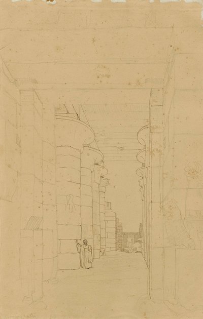 Egyptische Tempel door Miner Kilbourne Kellogg