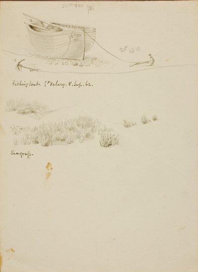 Visboot/Seagras, St. Valery door Miner Kilbourne Kellogg