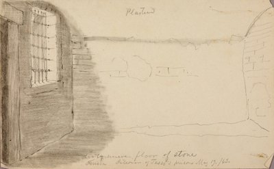 Interieur van de gevangenis van Tasso, Ferrara door Miner Kilbourne Kellogg