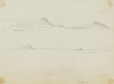 Naxos/Kasteel van Paros door Miner Kilbourne Kellogg