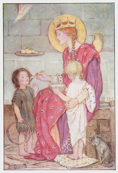 Sint Margaretha van Schotland door Minnie Didbin Spooner