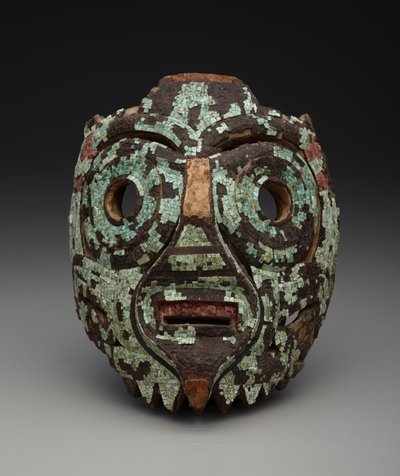 Masker, mogelijk van Tlaloc, ca. 1350-1521 door Mixtec Mixtec