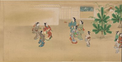 Feesten van de Twaalf Maanden, 1682-1752 door Miyagawa Chōshun