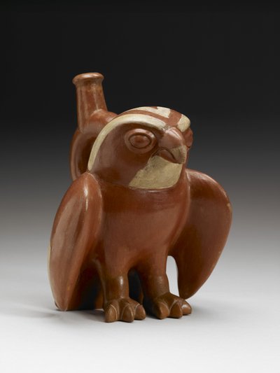 Havikvat, 200-450 n.Chr. (aardewerk met slip) door Moche Moche