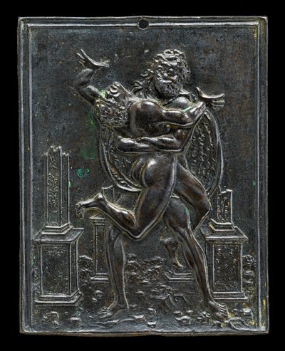 Hercules en Antaeus door Moderno