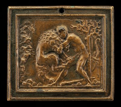 Hercules en de Nemeïsche Leeuw door Moderno