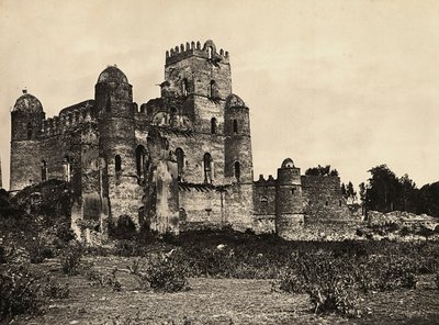 Het kasteel van koning Fasiladas in Gondar, Ethiopië, 09/05/1936 door Modestino Baldinetti