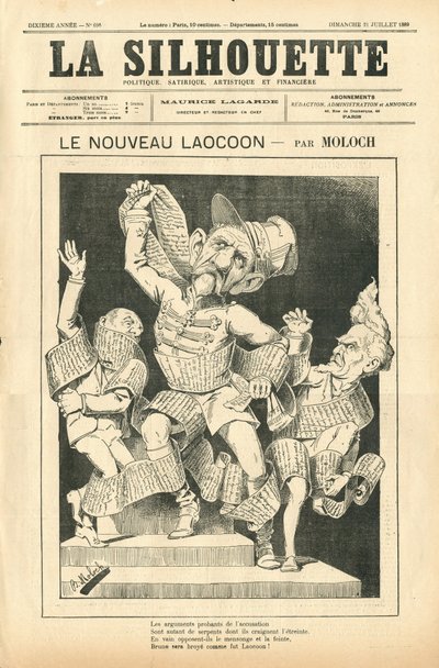 Omslag van "The Silhouette" door Moloch