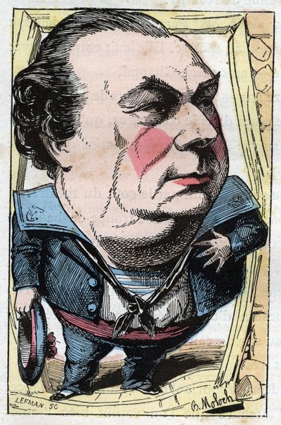 Portret van Francois Dumaine (1831-1893), Franse komiek door Moloch