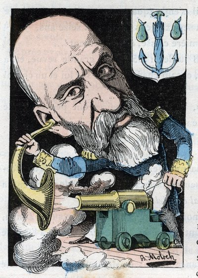 Portret van Francois Ferdinand Philippe, Prins van Joinville (1818-1900) door Moloch