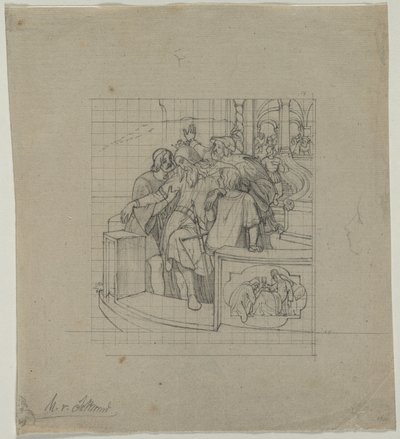 De Koning van Thule, tweede of derde kwart 1800s door Moritz Ludwig von Schwind