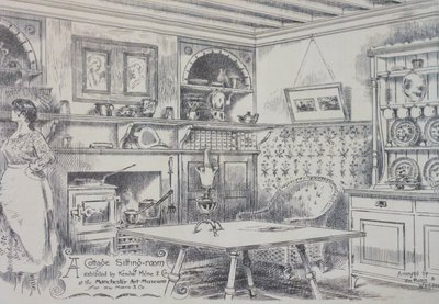 Ontwerp voor een klein arbeidershuis door Morris & Company